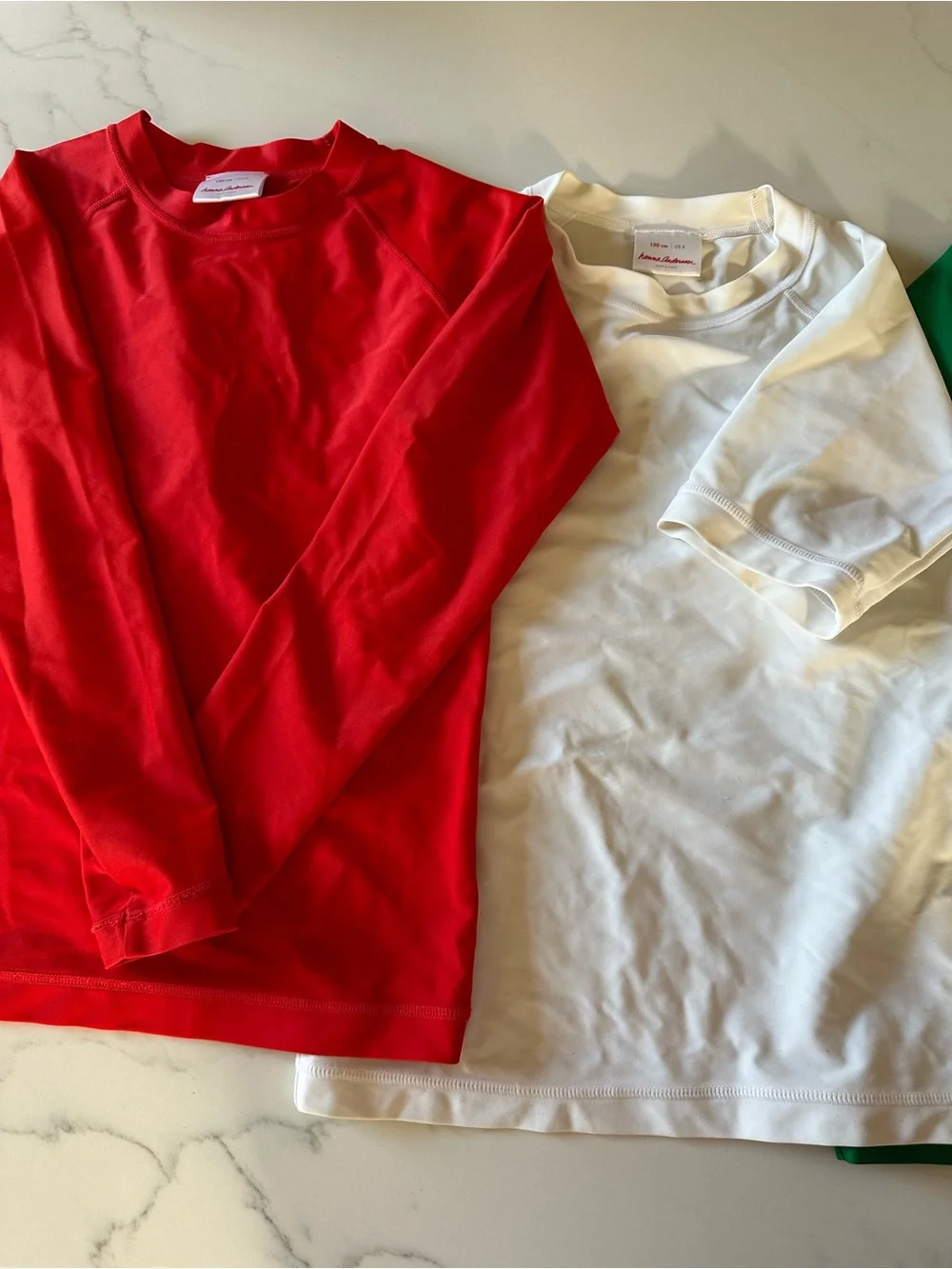 Lot of 4️⃣ Hanna Andersson youth swim shirts